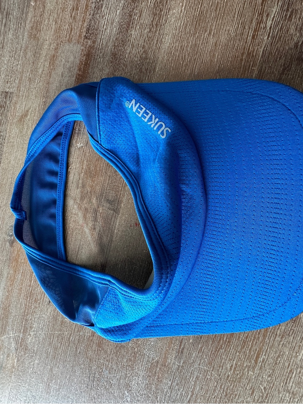 SUKREEN Blue Athletic Running Visor Adjustable Lightweight Sun Sports Hat